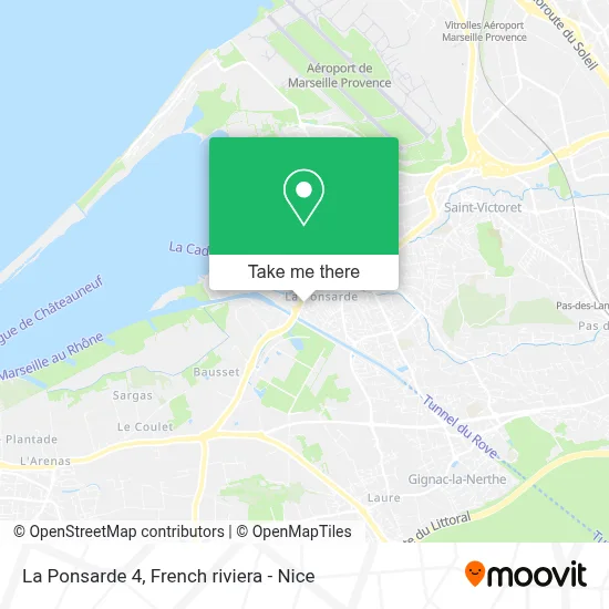 La Ponsarde 4 map