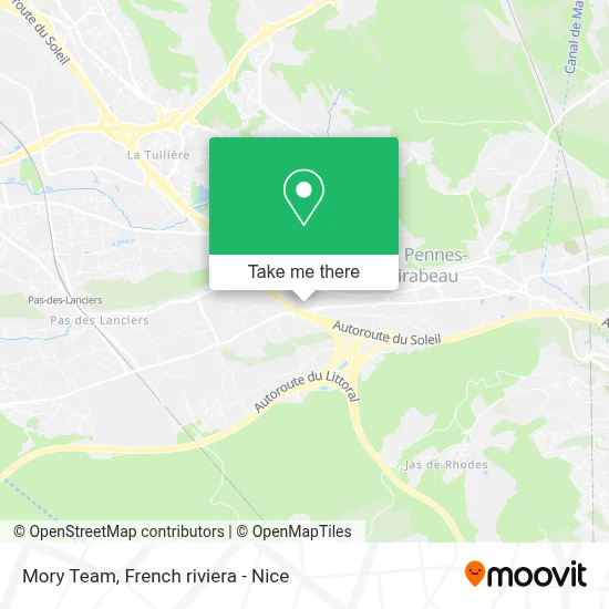 Mory Team map