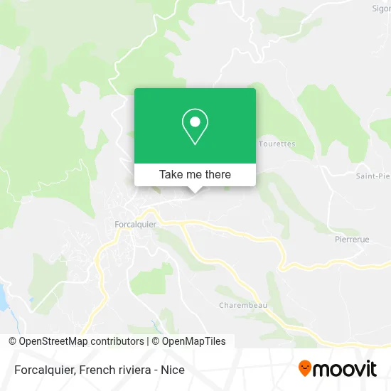 Forcalquier map