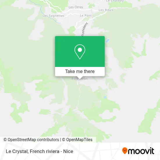 Le Crystal map
