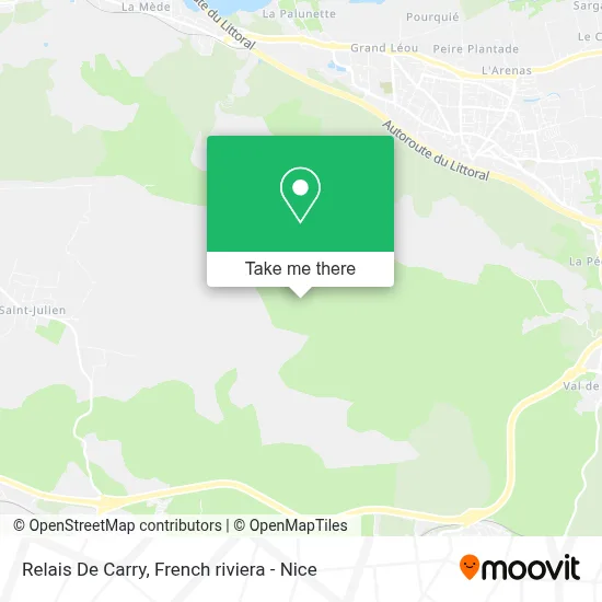 Relais De Carry map