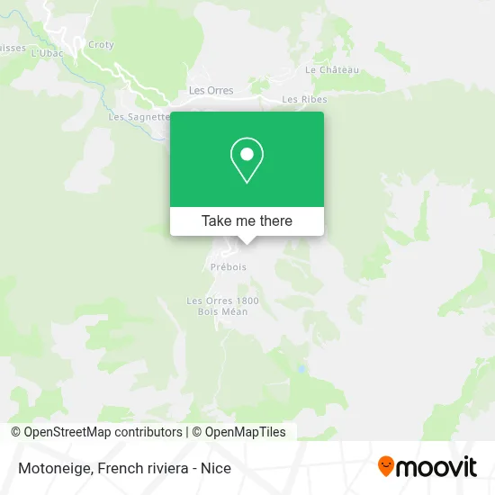 Motoneige map