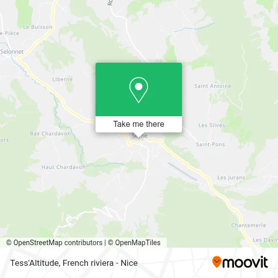 Tess'Altitude map