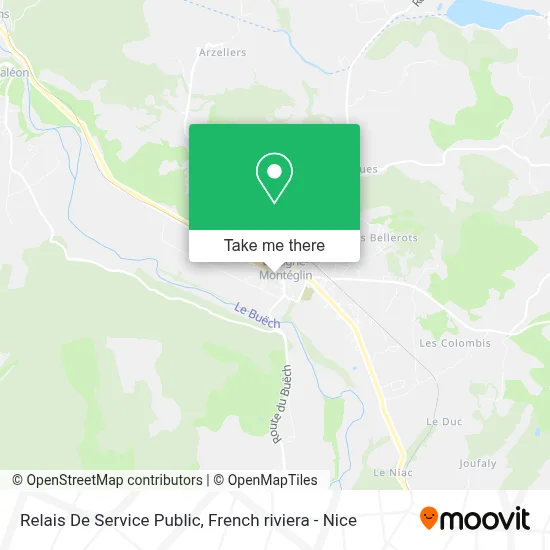 Relais De Service Public map