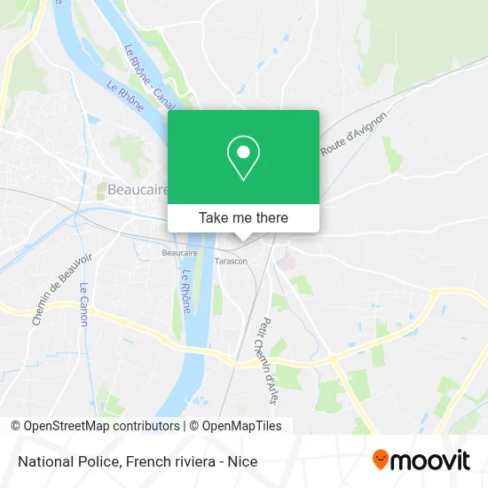Police Nationale map