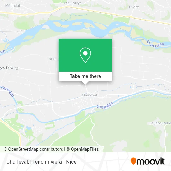 Charleval map