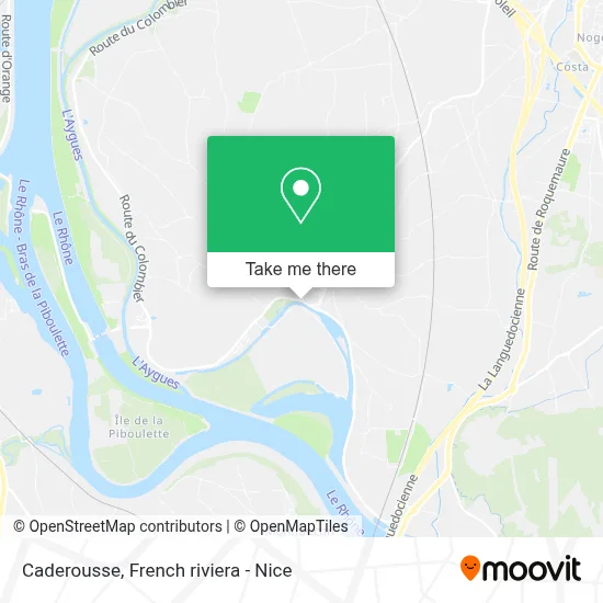 Caderousse map