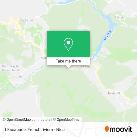 L'Escapade map