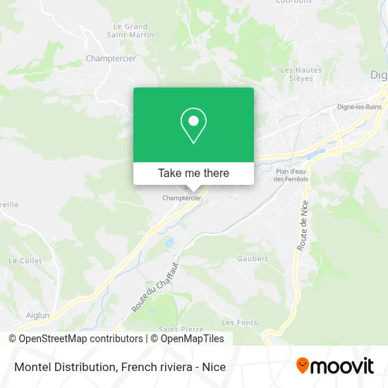 Montel Distribution map
