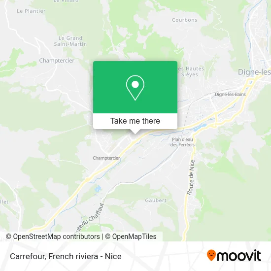 Carrefour map