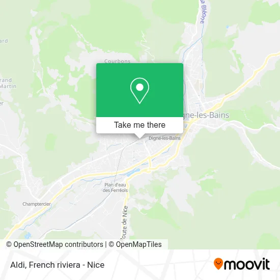 Aldi map