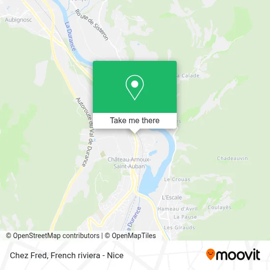 Chez Fred map