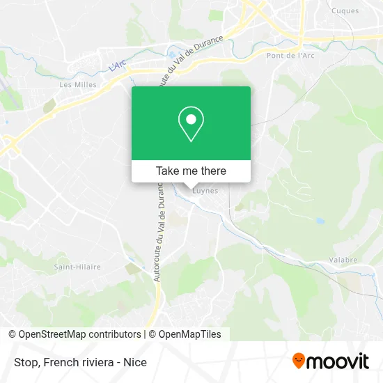 Stop map