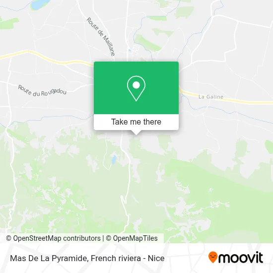 Mas De La Pyramide map