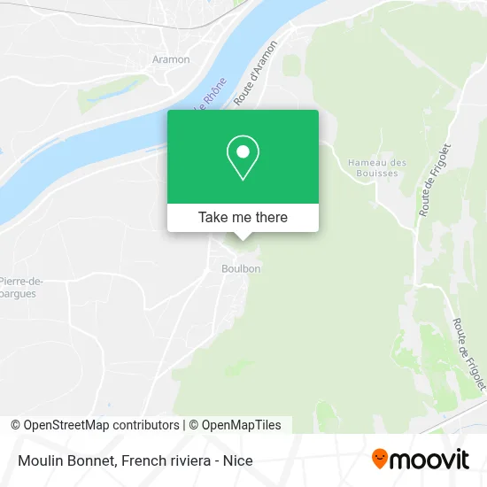 Moulin Bonnet map