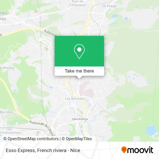 Esso Express map