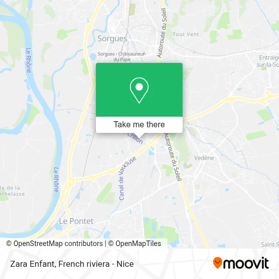 Zara Enfant map