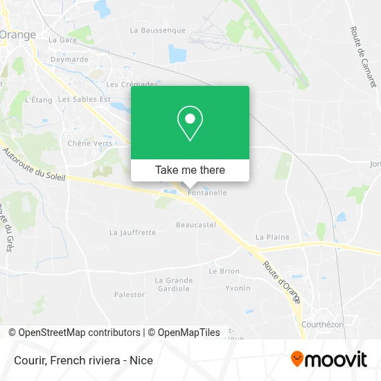 Courir map