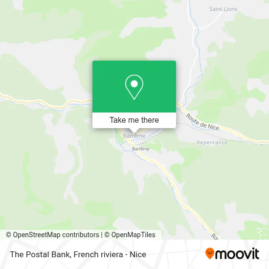 La Banque Postale map