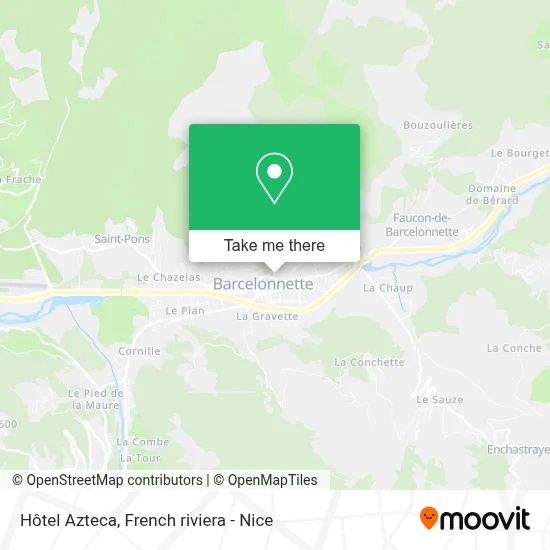 Hôtel Azteca map