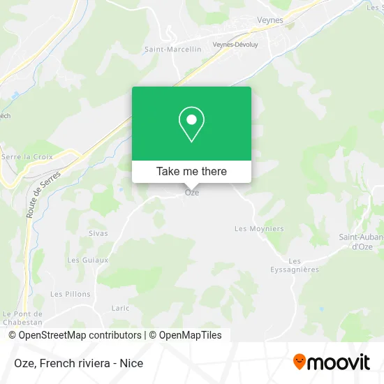 Oze map