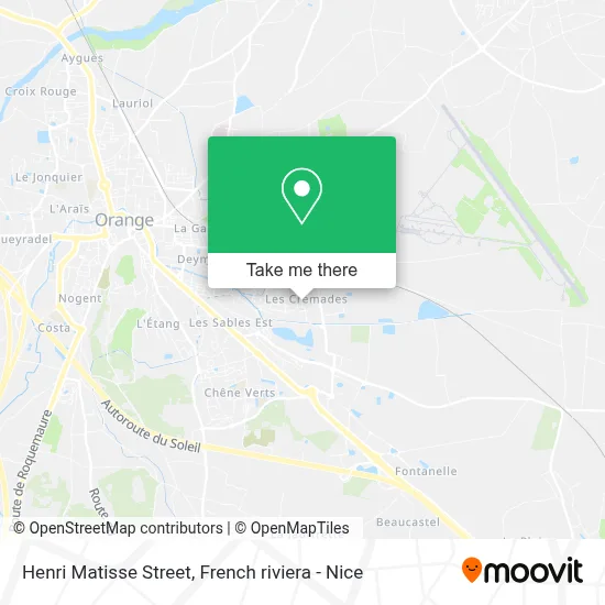 Rue Henri Matisse map