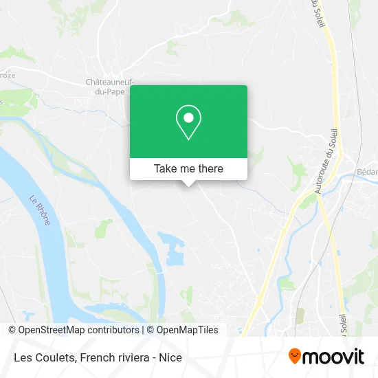 Les Coulets map