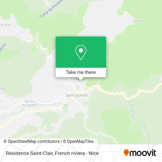 Résidence Saint-Clair map