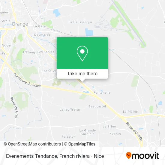 Evenements Tendance map