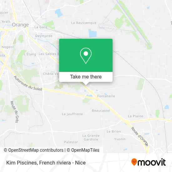Kim Piscines map