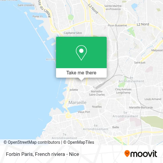 Forbin Paris map