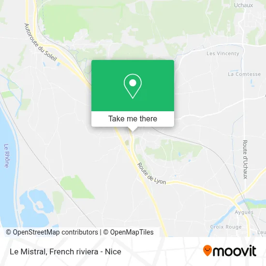 Le Mistral map