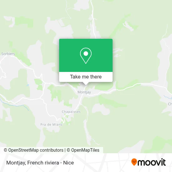 Montjay map