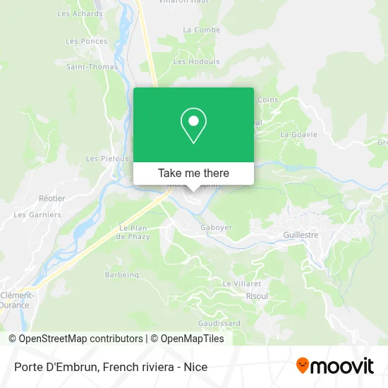 Porte D'Embrun map