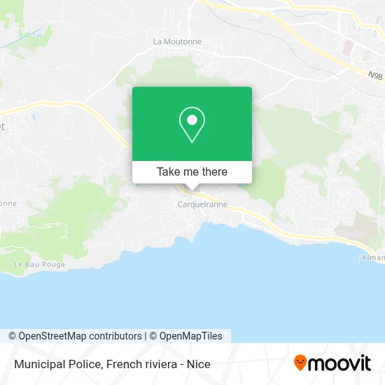 Police Municipale map