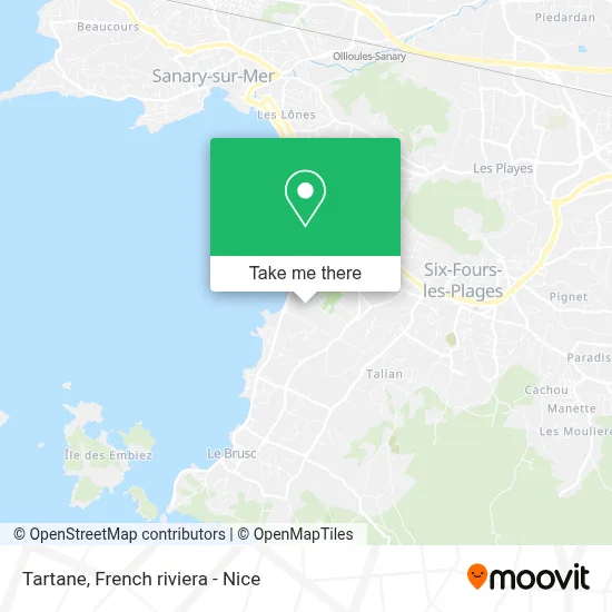Tartane map