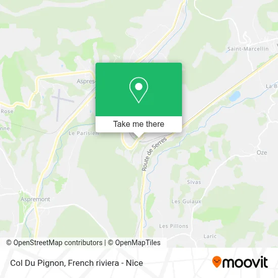 Col Du Pignon map
