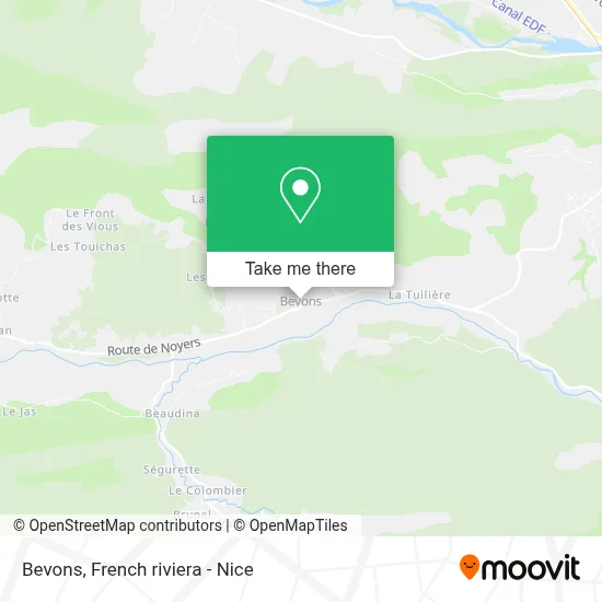 Bevons map