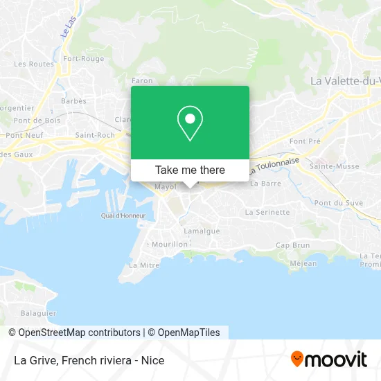 La Grive map