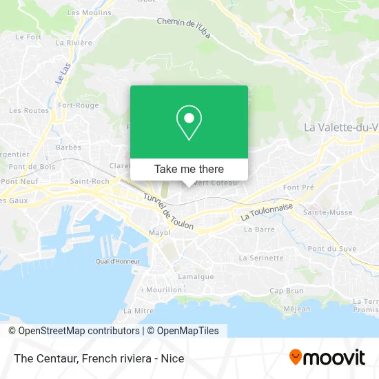 Le Centaure map