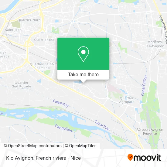 Klo Avignon map
