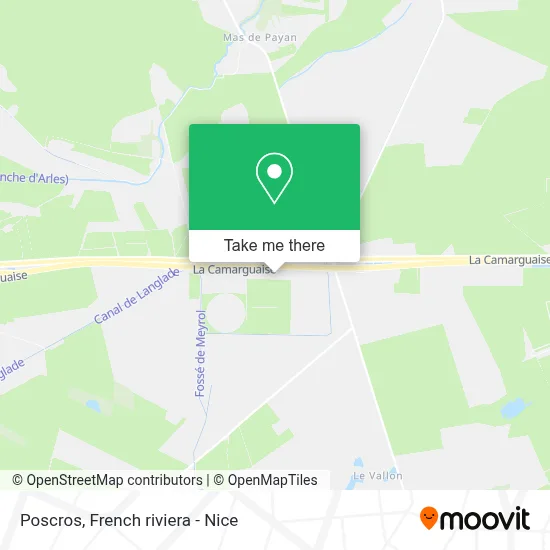 Poscros map