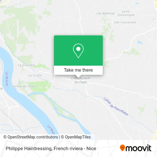 Philippe Coiffure map