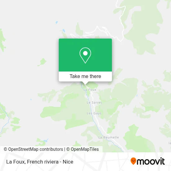 La Foux map