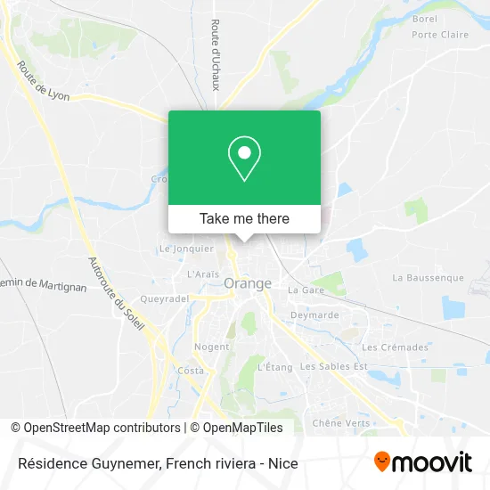 Résidence Guynemer map