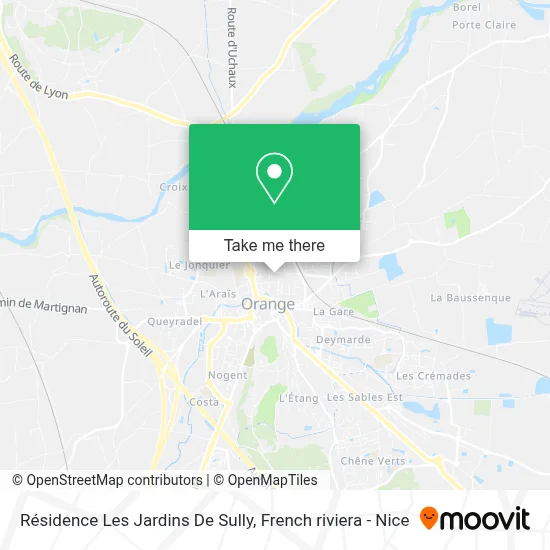 Résidence Les Jardins De Sully map
