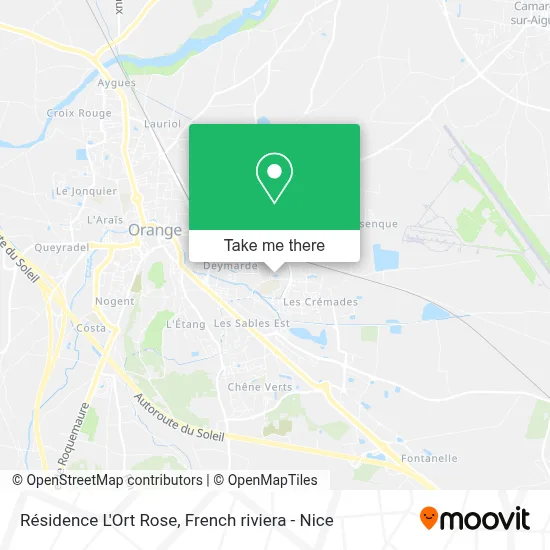 Résidence L'Ort Rose map