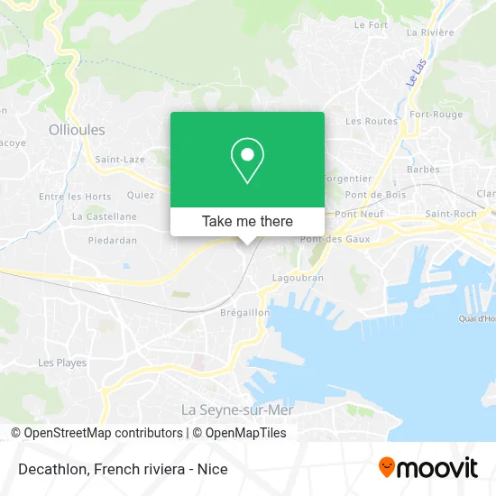 Decathlon map