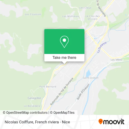 Nicolas Coiffure map