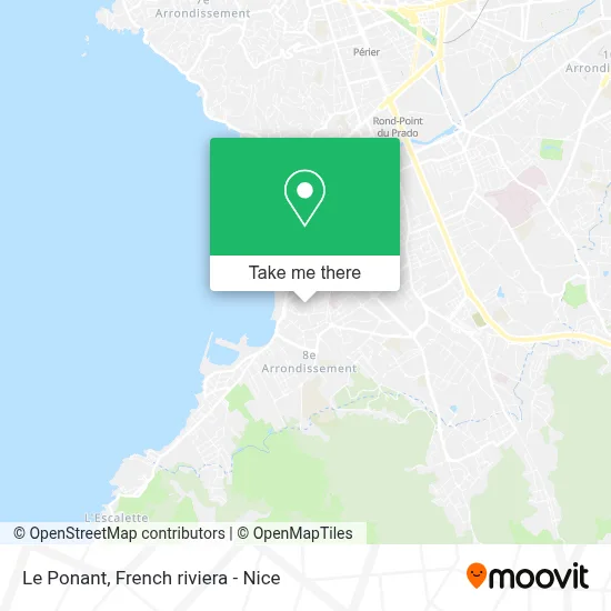 Le Ponant map